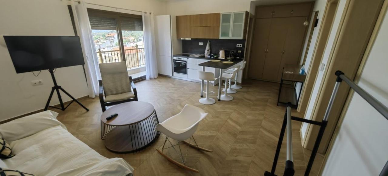 Theasis1 Villa Neos Marmaras Bagian luar foto