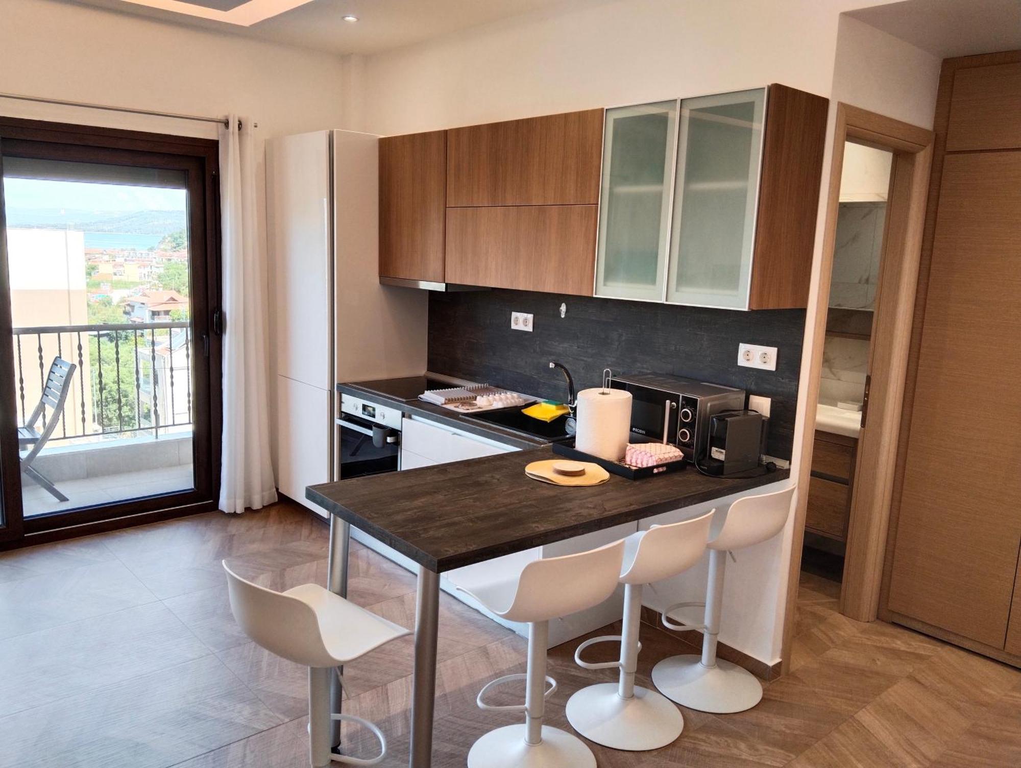 Theasis1 Villa Neos Marmaras Bagian luar foto
