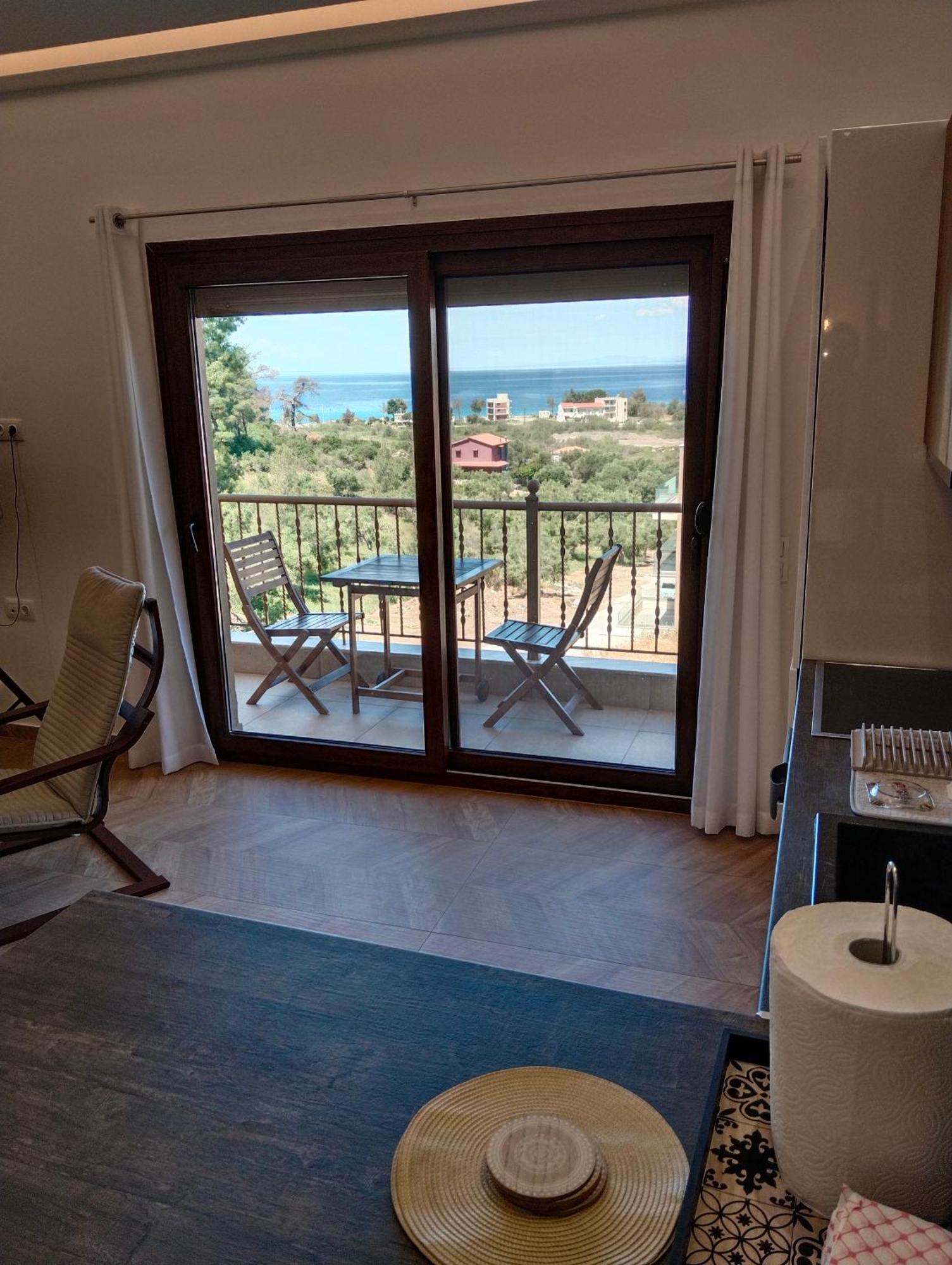 Theasis1 Villa Neos Marmaras Bagian luar foto