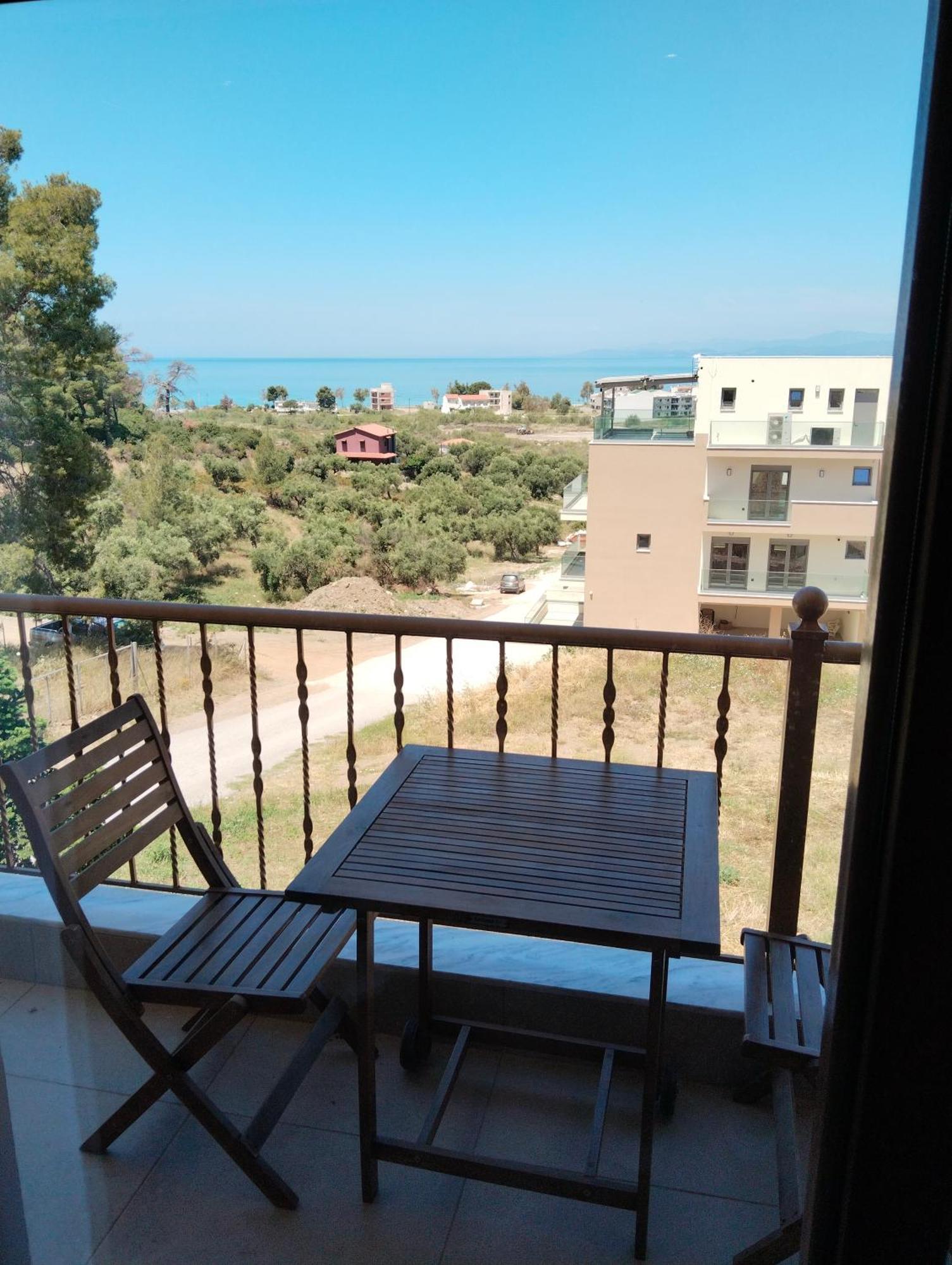 Theasis1 Villa Neos Marmaras Bagian luar foto