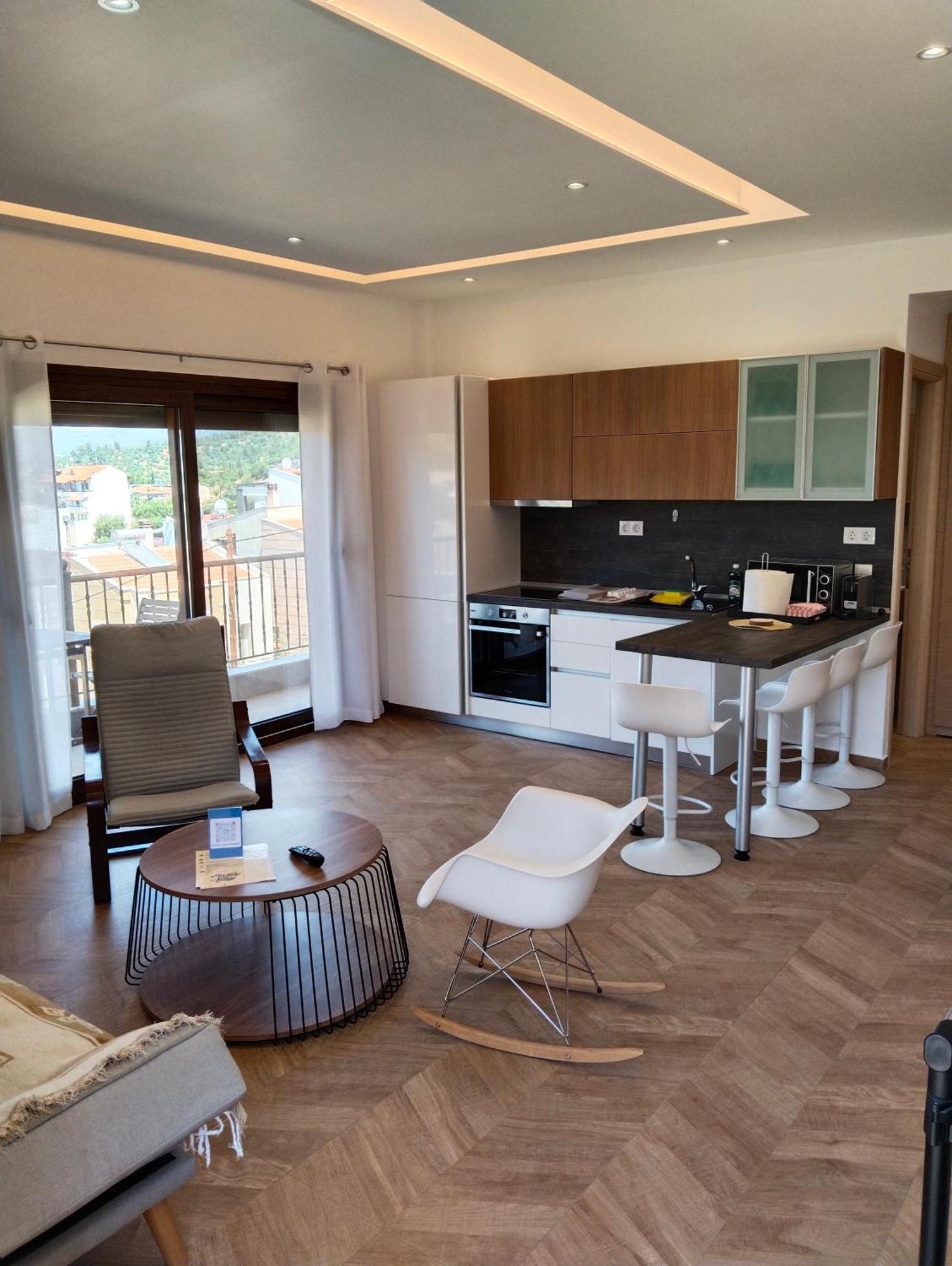 Theasis1 Villa Neos Marmaras Bagian luar foto